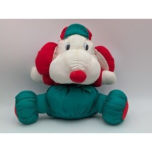 Nylon Christmas Dog Plush Green Red 13 Inch Tb Trading Co Stuffed Animal Toy